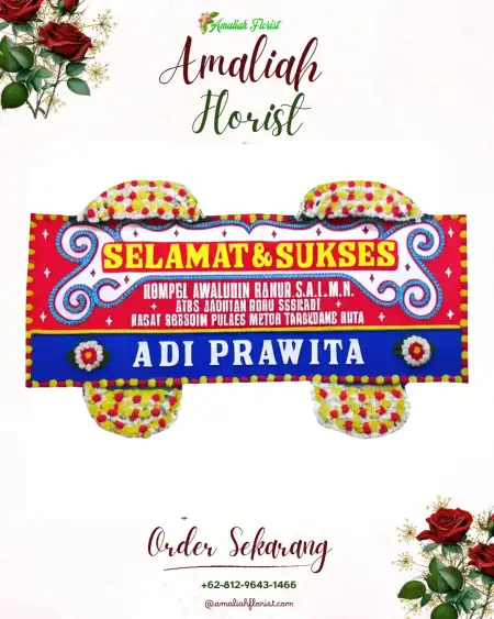 Papan Bunga Ucapan Selamat pelabuhan probolinggo